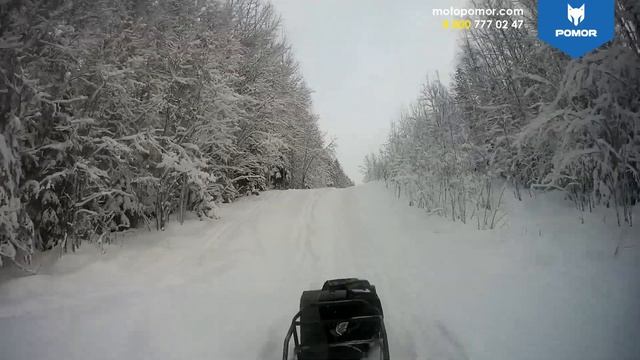 Мотобуксировщик POMOR L-500 (эксклюзивная версия ARMY EDITION) смотреть онлайн