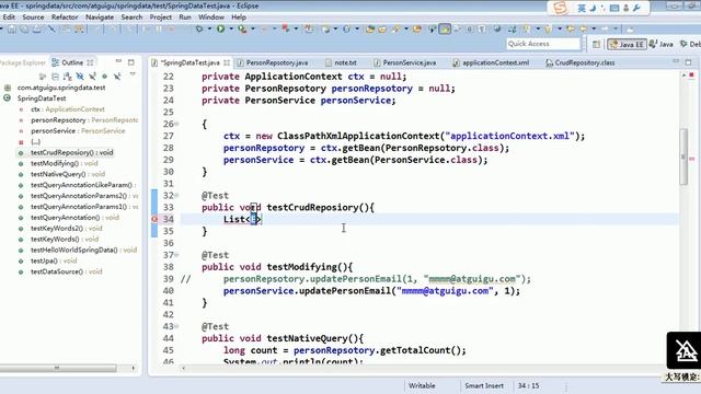 7 尚硅谷 佟刚 SpringData CrudRepository接口 SpringData - 尚硅谷 - 佟刚 смотреть онлайн