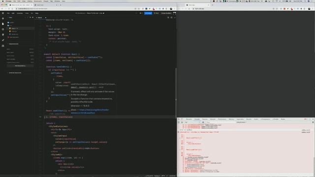 How To Make a To Do List Using React - useState Hooks [Part 2/3] смотреть онлайн