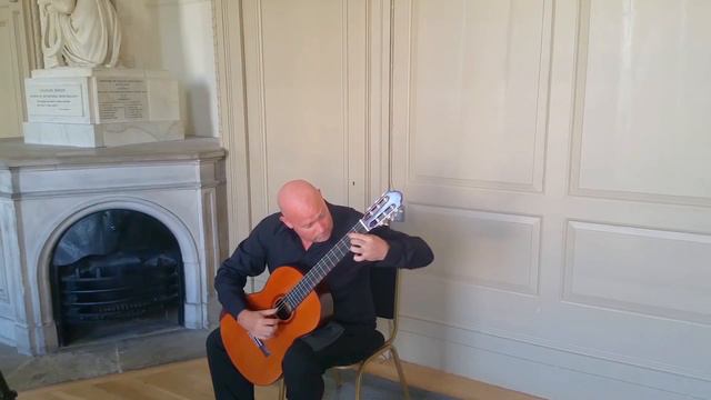 Bach Aria, Die Seele ruht in Jesu Händen BWV 127 arranged for guitar. смотреть онлайн