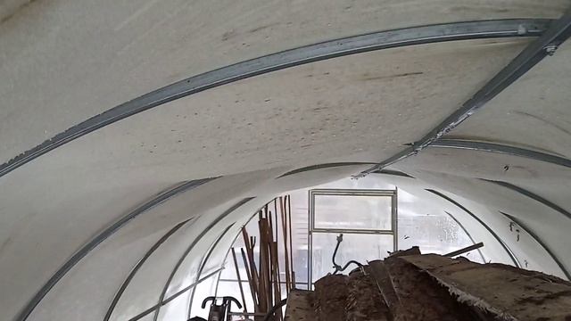 Парник из поликарбоната ломается от снега. смотреть онлайн
