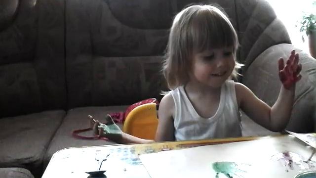 Рисуем ладошками смотреть онлайн