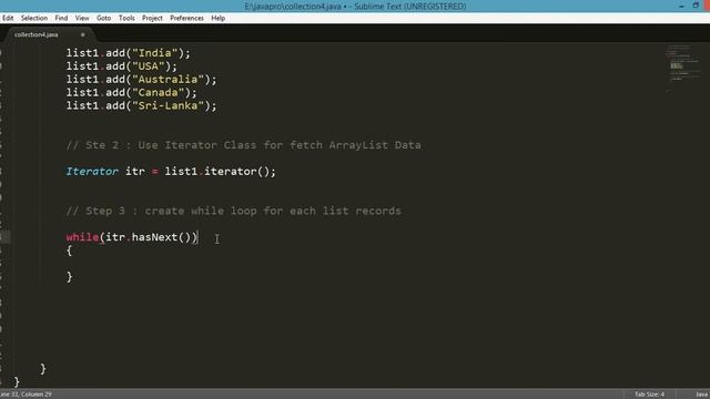 How to use Iterator Class in Java Collection? смотреть онлайн