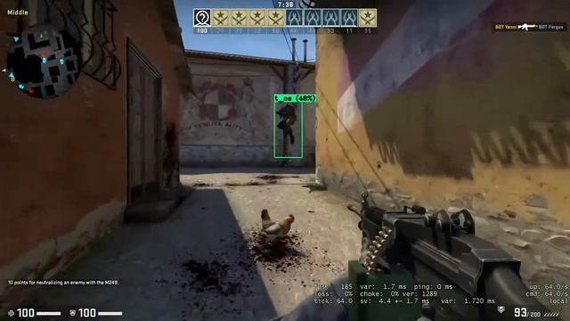 CS GO Semi Aim Bot Detection Version 1.0 | #CSG0 #Aimbot #YOLO | #tensorflow смотреть онлайн