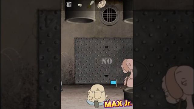 Добыть монетку! Игра - головоломка Полная труба на канале Макс Джуниор. Прохождение игры.