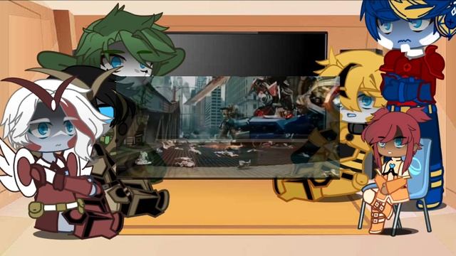 Transformer animated react to Optimus Vs sentinel | Aira | requested | смотреть онлайн