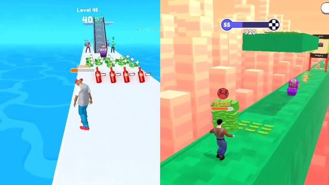 Run rich 3d ? Money Run 3d game | Money Run 3d Gameplay all levels walkthrough in Android, iOS смотреть онлайн