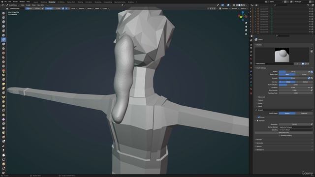 25. Creating Low Poly Characters - Part 3 смотреть онлайн