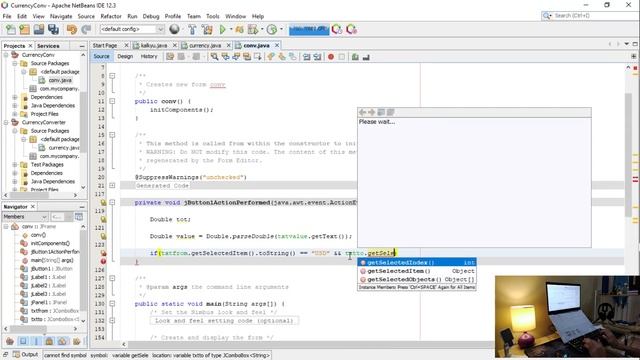 Currency Converter on Java Netbeans (2021) смотреть онлайн