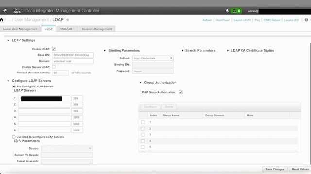 Configure LDAP on UCS-C Series смотреть онлайн