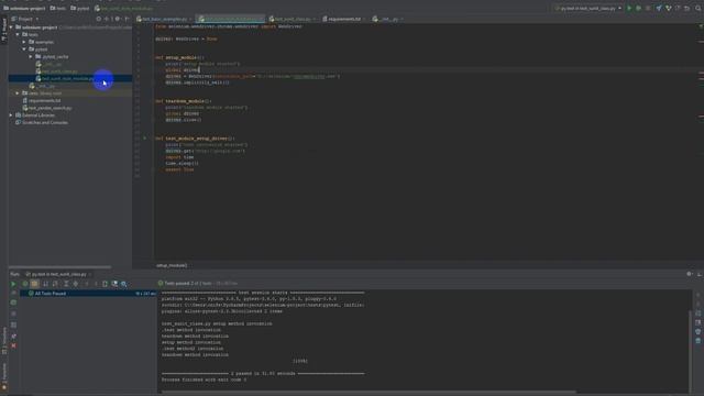WEB UI автоматизация: Pytest - подготовка тестов: fixture/setup&teardown смотреть онлайн
