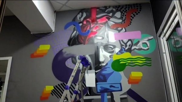 ГРАФФИТИ РОСПИСЬ | СТАТУИ ГОЛОВЫ ГРАФФИТИ КОСМОС | JUST SPEAK IT