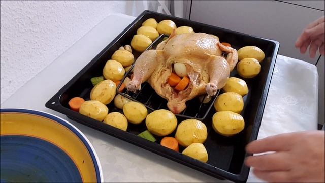 Вкусный обед!Запеченная курочка! смотреть онлайн