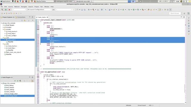 ESP8266: Building HTTP(S) Client using Eclipse and ESP SDK. HTTP REST JSON Parsing. смотреть онлайн