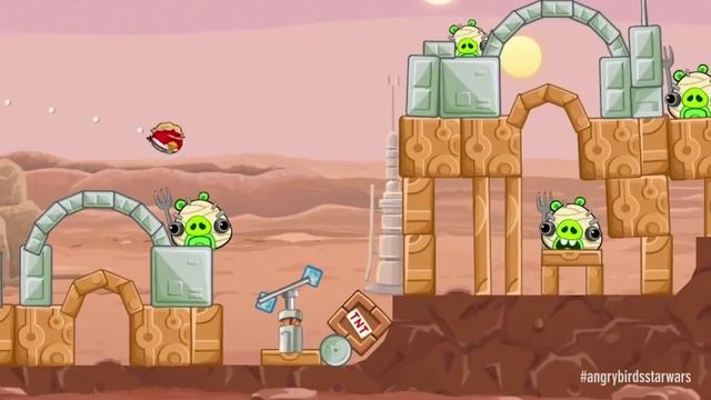 Angry Birds Star Wars - Luke & Leia Trailer and Gameplay смотреть онлайн