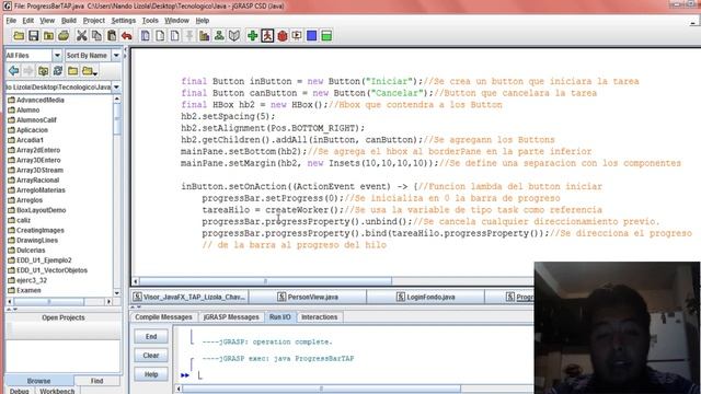 ProgressBar JavaFX смотреть онлайн