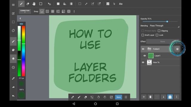 How To Use Layer Folders - Medibang Paint Tutorial For Beginners смотреть онлайн