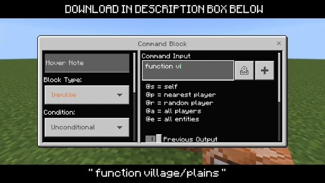 How to summon Instant Village using Command Block in Minecraft PE/BE 1.19 ! смотреть онлайн