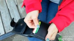 Кошелёк мужской из кожи ручной работы