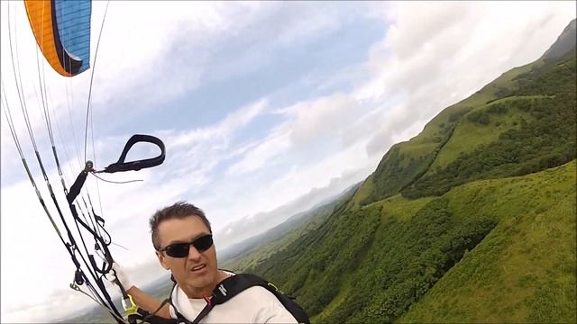 Полет на параплане п.Андреевка, Приморский край.