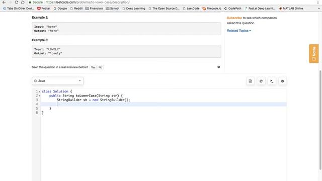 To Lower Case - LeetCode Problem #709 смотреть онлайн