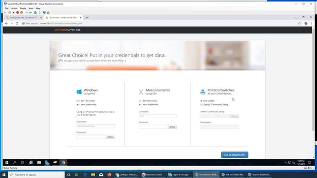 Installing SpiceWorks Inventory & First Run