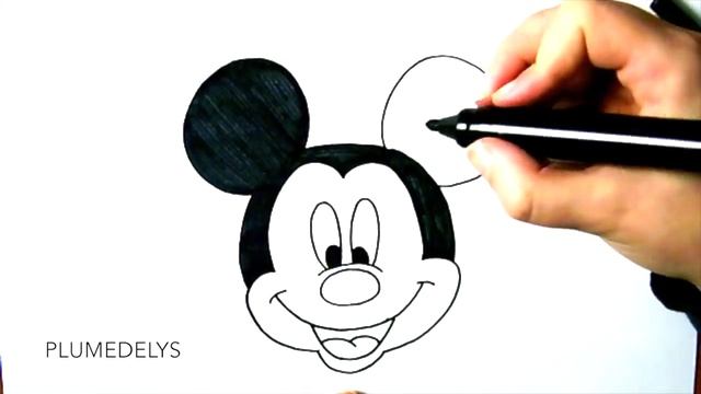 How to Draw Mickey Mouse - Easy Drawing Tutorial смотреть онлайн