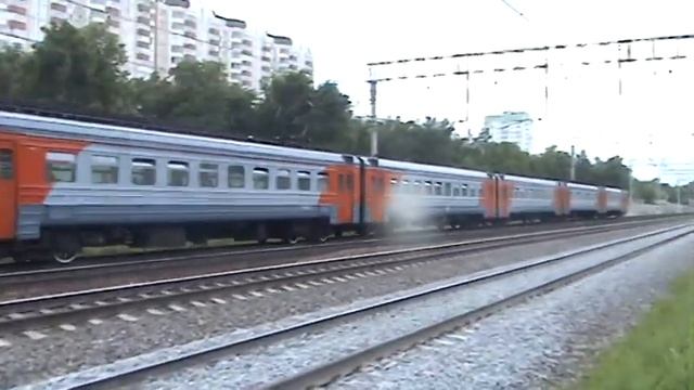 Электропоезд ЭД4М-0198 сообщением Пл 47 Км - Москва смотреть онлайн