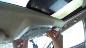 Как снять плафон освещения салона Great Wall Hover