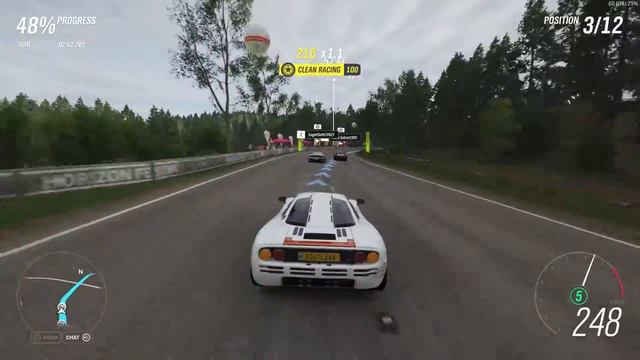 Forza Horizon 4 | MclarenF1 S1 | Colossus | Logitech G29 смотреть онлайн