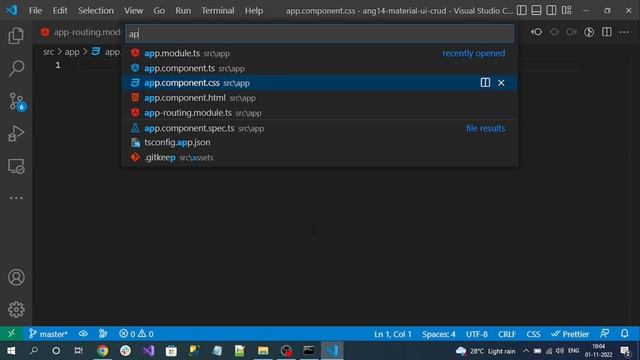 #1 | Angular(v14) | Angular Material(v14) | CRUD Example | Angular Project & Angular Material Setu смотреть онлайн