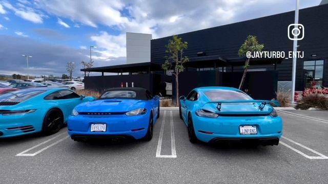 2023 Porsche Boxster (718) GTS 4.0 (Stock) 6-Speed Manual finally meets Joe’s 2021 Cayman GT4 (JCR)