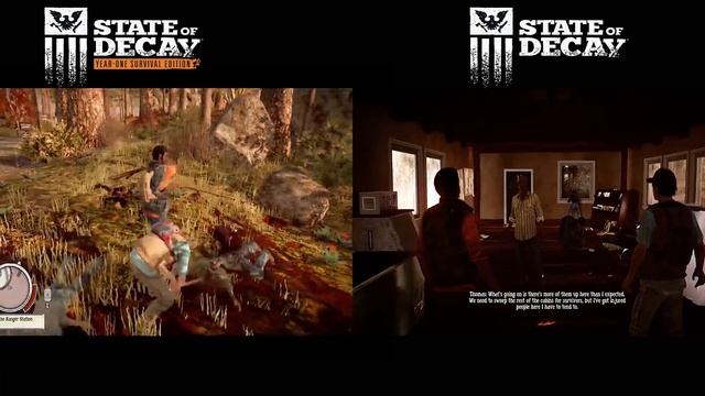 State of Decay vs State of Decay YOSE Graphic compare gFunk смотреть онлайн