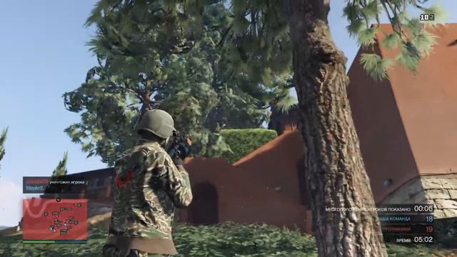GTA ONLINE Перестрелка Бойня в Вайнвуде (Супер камбэк в конце) смотреть онлайн
