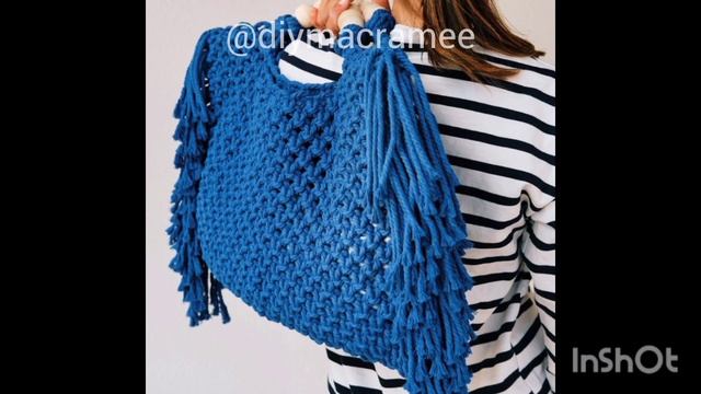 Macrame bag Part=6/ Beach bag/Modern Macrame @diymacramee смотреть онлайн