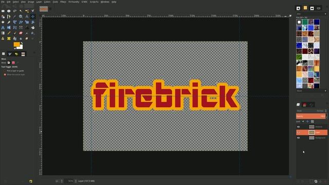 Gimp 2.9: Beveled Text Effect смотреть онлайн