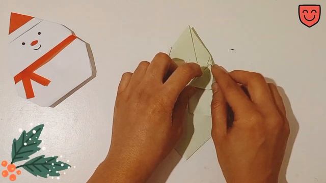 Christmas Origami Santa Claus - Easy origami How to make an easy origami Santa Claus смотреть онлайн