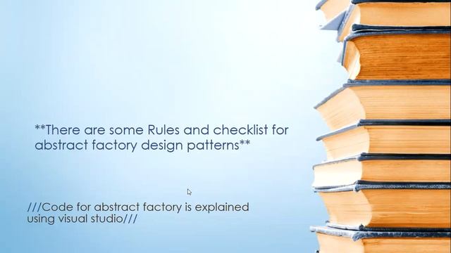 abstract factory Design pattern using c++ смотреть онлайн