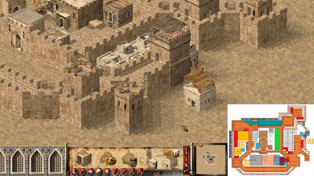 How to build Wolf's hardest castle 🏰 in Stronghold Crusader смотреть онлайн