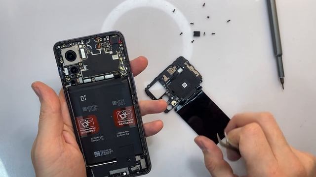 OnePlus Nord 2 - Замена Аккумулятора Разборка