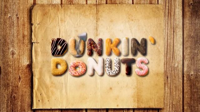 Dunkin' Donuts Logo Spoof Luxo Lamp With Time-Reverse Effect