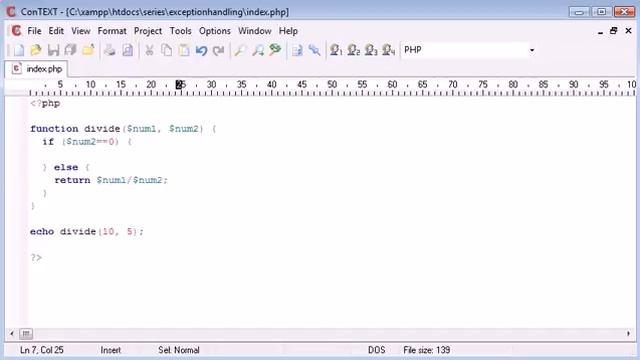 Beginner PHP Tutorial 185 Throwing an Exception смотреть онлайн
