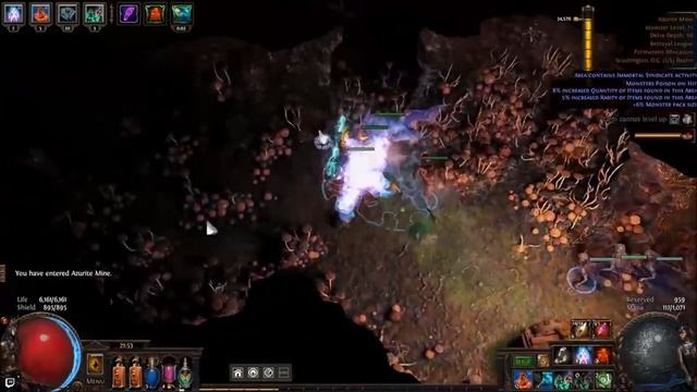 Path Of Exile - Delve Farming For Currency In Synthesis смотреть онлайн
