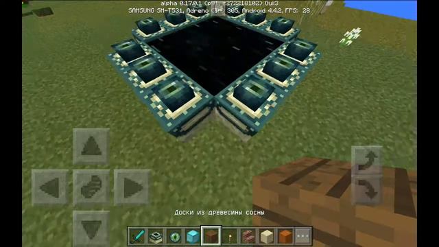 ✔КАК СДЕЛАТЬ КРУТОЙ ПОРТАЛ В ЕНДЕР МИР || Minecraft PE [0.17.0] смотреть онлайн