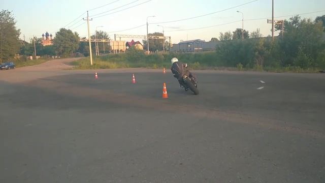 Gymkhana GP 2023 stage 2 - Sergey SkvAZnyaK~ Semizarov - Honda vtr250 - heat 1 смотреть онлайн