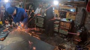 Mitsubishi L200 - делаю Силовые Пороги из трубы под прессом 5мм   #Часть1