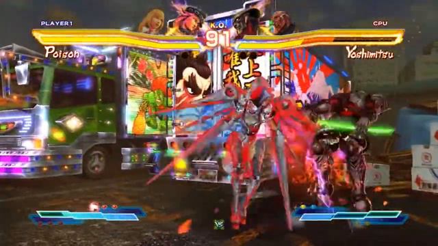 [PC] Street Fighter X Tekken - Playthrough "Poison as Anakim&Angel Armored's Lili" смотреть онлайн