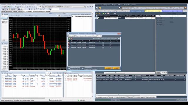 Робот "Горизонтальные уровни" для работы с акциями, фьючерсами, криптовалютой смотреть онлайн