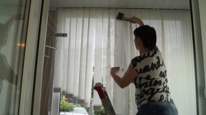 Как помыть жалюзи не снимая от пыли и грязи