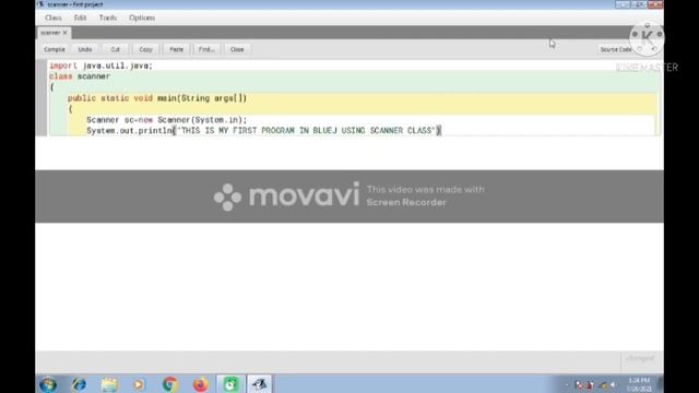 HOW TO WRITE YOUR FIRST PROGRAM IN BLUEJ USING SCANNER CLASS AND BUFFERED READER IN HINDI//Window 7 смотреть онлайн